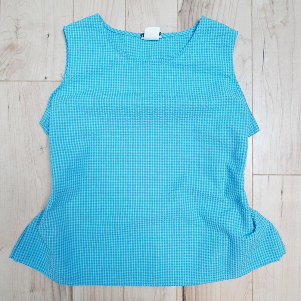 BonWorth Gingham Sleeveless Top Petite L